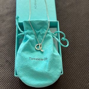 Tiffany & Co. Initial “a” Necklace